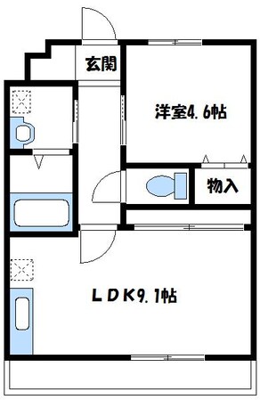 メゾンクレールの物件間取画像